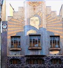 A page for describing ymmv: Architecture Francaise Leon Jaussely 1932 Facade Immeuble La Depeche Du Midi Toulouse Art Deco Mosaiques 1930s Belle Epoque Art Nouveau La Rochelle