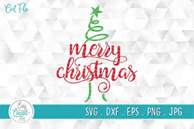 Merry Christmas Svg Christmas Tree Svg Graphic By Easyconceptsvg Creative Fabrica