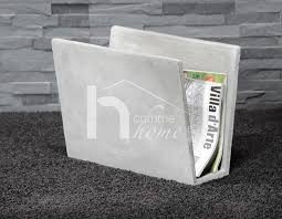 Porte Revues Design Effet Beton Gris Ledge Decoration Design Porte Revue Design
