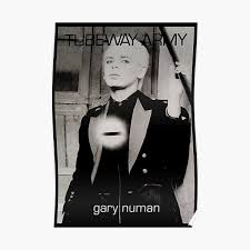 Cassette , album, reissue , font, logo & layout variant on cassette body. Gary Numan Posters Redbubble