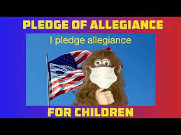 People recite the pledge of allegiance at public gatherings and ceremonies. Pledge Of Allegiance For Children Preschool Remote Learning Kindergarten Grade School Youtube