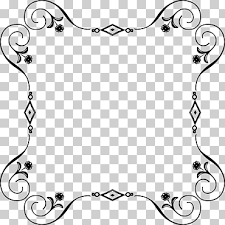 Ilustración 3d de una bruja divertida en el fondo de halloween. Elegante Marco Negro Png Klipartz