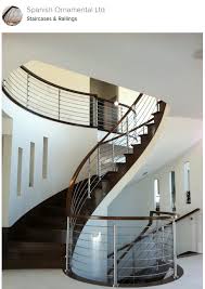 Modern Stainless Curved Staircase And Railng Modern Staircase Staircase Design Stair Railing Design