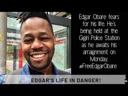 I'm lucky to have great loyal friends, they knew for months. Edgar Obare Fears For His Life Freeedgarobare Youtube