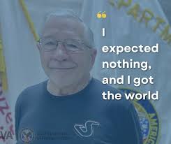 Vietnam Veteran, Robert Slaughter was having lunch when he met Waco VA  Regional Office's change management agent Timothy Chrysler. Chrysler was at  the non-profit to support a Veteran outreach event when he