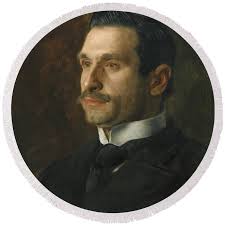 Portrait of Francesco Romano Jigsaw Puzzle by Thomas Eakins