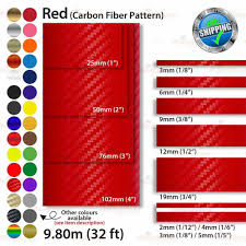 2mm 100mm Pinstriping Pin Stripe Tape Line Decal Vinyl Stickers Carbon Fiber Red Unbrandedgeneric Vinyl Sticker Car Decals Vinyl Pinstriping