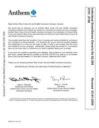 Thank you for being part of the anthem blue cross and blue shield (anthem) provider network. Anthem Ca Smartsense Generic Rx 2500 Medicoverage