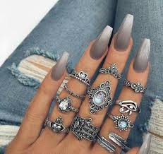 Grey Ombre Nails Pretty Nails Gorgeous Nails Cute Nails