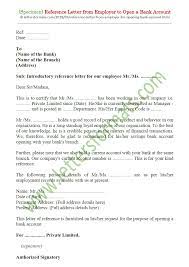 Sample Reference Letter From Employer To Open Bank Account | Reference  Letter, Lettering, Professional Reference Letter