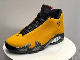 Air Jordan Retro 13 Black And Gold Air Jordan 14 Reverse Ferrari University Gold Black University Red Bq3685 706 Release Date Sbd Air Jordans Retro Air Jordans Jordan Shoes Girls