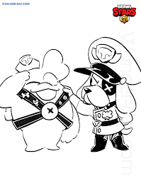 In combat, the brawler uses her ranged sniper weapon with an enlarged projectile that bounces sideways on impact, leaving bullets all over the map. Ausmalbilder Squeak Brawl Stars Kostenlose Malvorlagen
