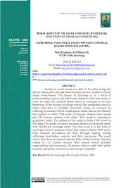 Maybe you would like to learn more about one of these? Pdf Aspek Moral Pada Novel Dilan 1990 Karya Pidi Baiq Kajian Sosiologi Sastra