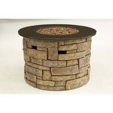 Bond Bond Signature 36 6 In W 50000 Btu Brown Composite Fire Table Lowes Com Propane Fire Pit Table Gas Fire Pit Table Propane Fire Pit