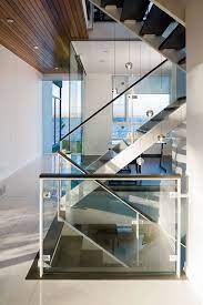 Glass Stairs House Design Contemporary Style Homes Modern House