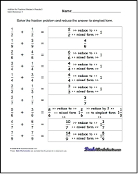 Adding Fraction Worksheets Addition Worksheet For Wholes In Results 2 Adding Fraction Works Fractions Worksheets Complex Sentences Worksheets Adding Fractions