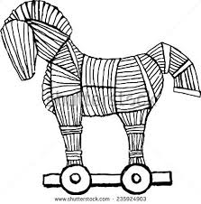 Trojan Horse Drawing Pesquisa Google Trojan Horse Greek History Horse Drawing