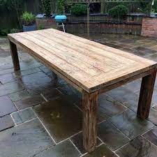 Buy the garden table you've been looking for today at homebase. Large 280cm 10 Seater Reclaimed Teak Rectangular Garden Dining Table