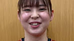 山田二千華選手の勝負所ブロックポイント