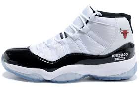 Jordan Retro 11 Concord Black And White Nike Air Jordan 11 Xi Chicago Bulls Logo Bred Shoes Dmp White Black Metallic Shoes Zapatos Tenis
