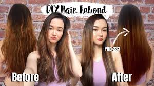 The following are the steps involved in the hair rebonding process. Diy Hair Rebond From Shopee Ahglow Set Php 233 Pranking My Sister I Got Bald Ara G Youtube