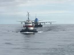 Another Angle Of Barge Force One Aviation