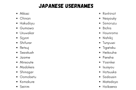 Instagram cute couples username matching couple username ideas cute matching usenames imvu couple usernames. Japanese Usernames 300 Cool Usernames Ideas For Japanese