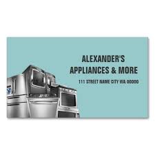 Appliances Sales Installation Repair Business Card Zazzle Com Appliance Sale Business Card Design Creative Business Cards