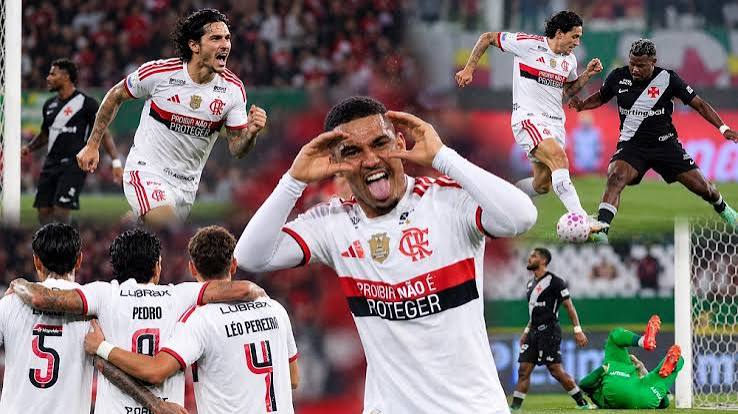 Flamengo vence cl&aacute;ssico com goleada e fica mais perto do t&iacute;tulo brasileiro - Planeta 92