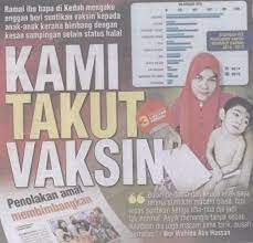 Katanya, jika pemberian vaksin ini dapat dilakukan kepada semua pelajar terlibat, ia adalah satu langkah dekat untuk kembali belajar secara bersemuka dengan selamat. Kenyataan Akhbar Kpk 28 Jun 2016 Sangkal Dakwaan Laporan Akhbar Sinar Harian Bertajuk Kami Takut Vaksin Pemberita Perlu Lebih Tanggungjawab From The Desk Of The Director General Of Health Malaysia