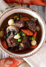 Beef Stew In Red Wine Sauce Tender Beef Cubes Cooked In Red Wine With Onions Garlic Carrots Mushrooms Peas Beef Soup Recipes Vegetable Beef Soup Stew Oven