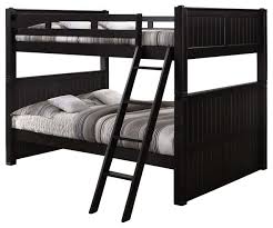 Black makes great contrast with fun colors like red, pink, blue and green. Beatrice Queen Over Queen Bunk Bed Transitional Bunk Beds By Totally Kids Fun Furniture Toys