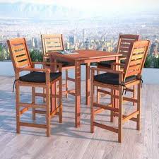 Bar Height Patio Bistro Set Wayfair Outdoor Bar Sets Patio Bar Bistro Set