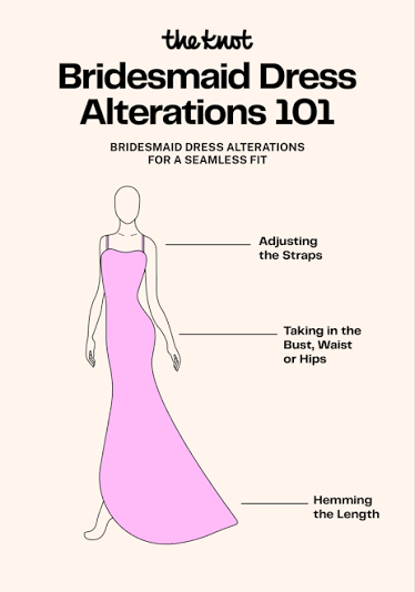 bridesmaid dress alteration