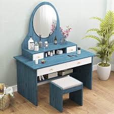 Jdeepued Dressing Table Dressing Table Chair Set Multi Function Cabinet Bedroom Dresser Bedroom Economy In 2020 Dressing Table Colour Vanity Set With Mirror Vanity Set