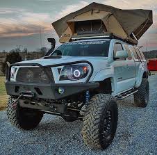 Toyota Tacoma Cvt Tent Opened Up Toyota Tacoma Tacoma Truck Toyota Hilux
