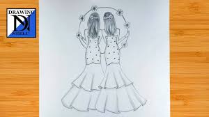 Aug 12 2019 how to draw best friends easy step by step youtube. How To Draw Friendship Drawing Drawing Best Friends Easy Drawing For Girls Girls Drawing Youtube