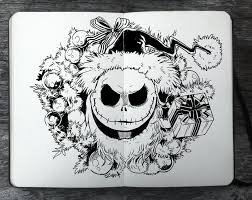 Just click the image you want to print, and you'll be taken to a page with a click to print button. Nightmare Before Christmas Drawing Drawing Tutorial Easy
