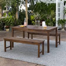 Maybe you would like to learn more about one of these? Manor Park Wooden Picnic Table With Umbrella Hole Multiple Colors And Styles Walmart Com In 2021 Patio Dining Set Wooden Picnic Tables Picnic Table With Umbrella