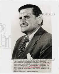 1873 Press Photo Edward Gelsthorpe, new Gillette Company president and CEO,  MA