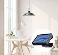 BVXEEP Solar Lights Outdoor, Solar Pendant Lamp with One Trailer and Two Head Lamps, Solar Courtyard Lamp, Split Wall Lamp, Indoor and Outdoor ...