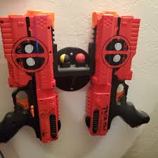 The easiest nerf gun storage wall for under $50. 3d Printable Nerf Rival Kronos Dual Wall Mount By Narcoleptichero