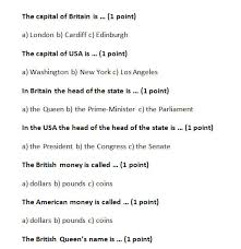 If you fail, then bless your heart. English Speaking Countries Quiz