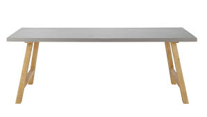 Mesa De Comedor Efecto Hormigon Encerado An 220 Cm Maisons Du Monde Dining Table Table Home Decor
