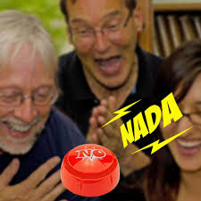 Amazon.com: Fairly Odd Novelties NO Sound Button Gag Novelty Joke White  Elephant Gift 10 Unique No Sayings,Red : Toys & Games