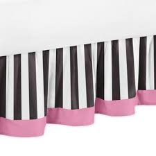 Black And White Striped Bed Skirt Sweet Jojo Designs Paris Queen Bed Skirt Sweet Jojo Designs Pink Bedding Jojo Designs