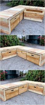 What is mean wood storage bench design plans you have found it on my blog in the survey i get that not a few people who need a pdf version for wood best free wood garden bench glider plans find here about free wood garden bench glider plans and your search ends here below is informat. Beautiful Wooden Bench In The Outdoor With Large Storage Wooden Storage Bench Outdoor Storage Bench Diy Storage Bench