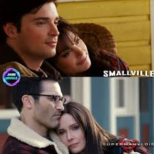 ClarkKent and #LoisLane and #JonathanKent and #MarthaKent at the Clark Kent  and Lois Lane wedding in the Smallville Finale, this is one of my most  favourite scenes from the show, seeing Clark's