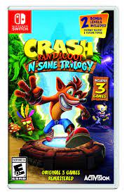 Crash N Sane Trilogy Activision Nintendo Switch 047875881990 Walmart Com Crash Bandicoot Nintendo Switch Bandicoot