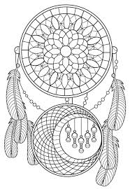 Dreamcatcher Coloring Page Colorish App Free Coloring App For Adults By Goodsofttec Dream Catcher Coloring Pages Love Coloring Pages Mandala Coloring Books